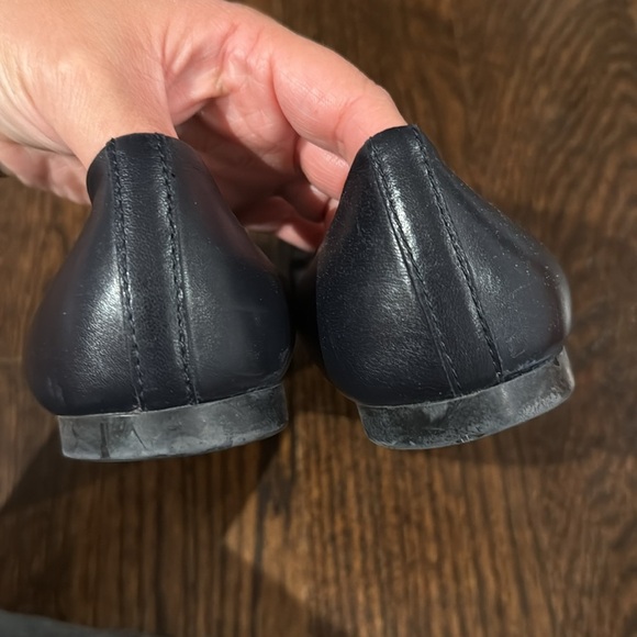 AGL leather Black flats size 7.5 - Picture 4 of 6